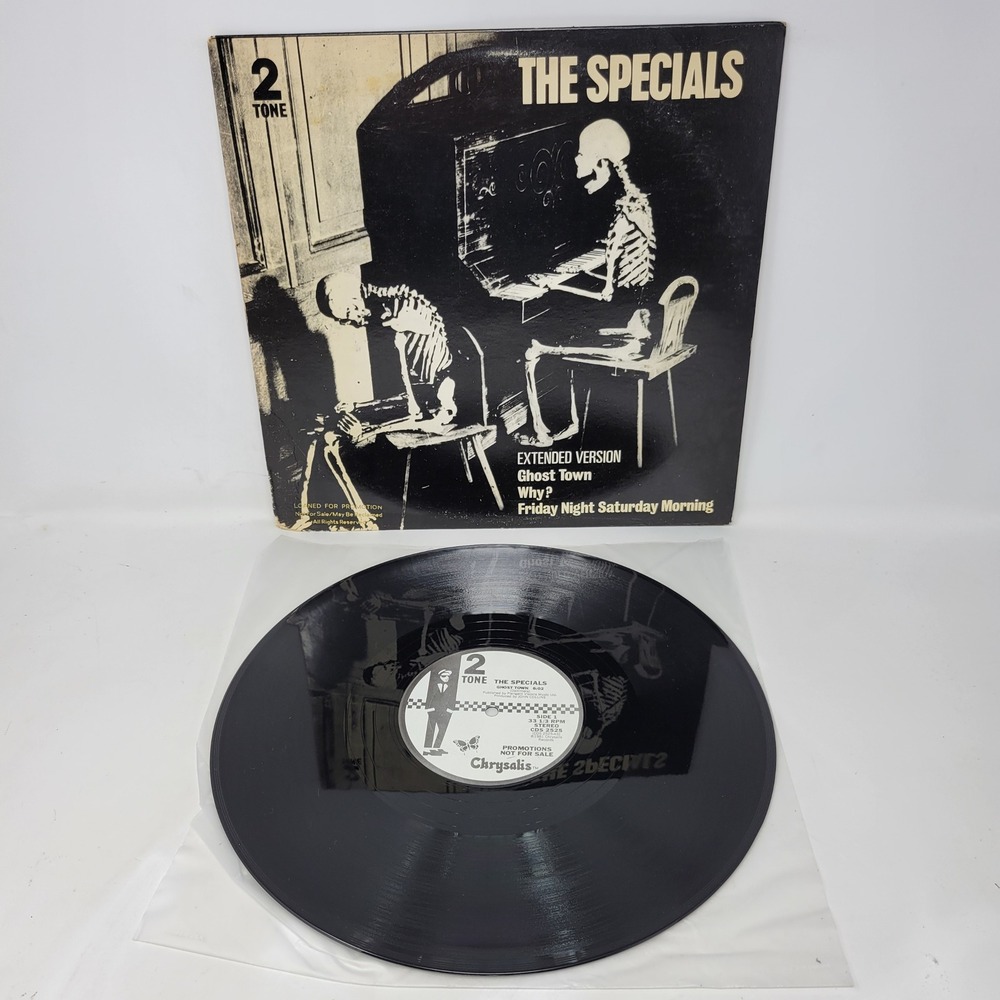 The Specials Ghost Town Extended Version 12 Vinyl EP Promo 2 Tone CDS 2525 1981